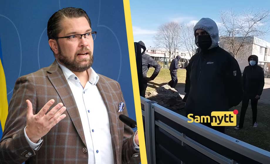 Åkesson: ”Våldet har bara att göra med migrationen”