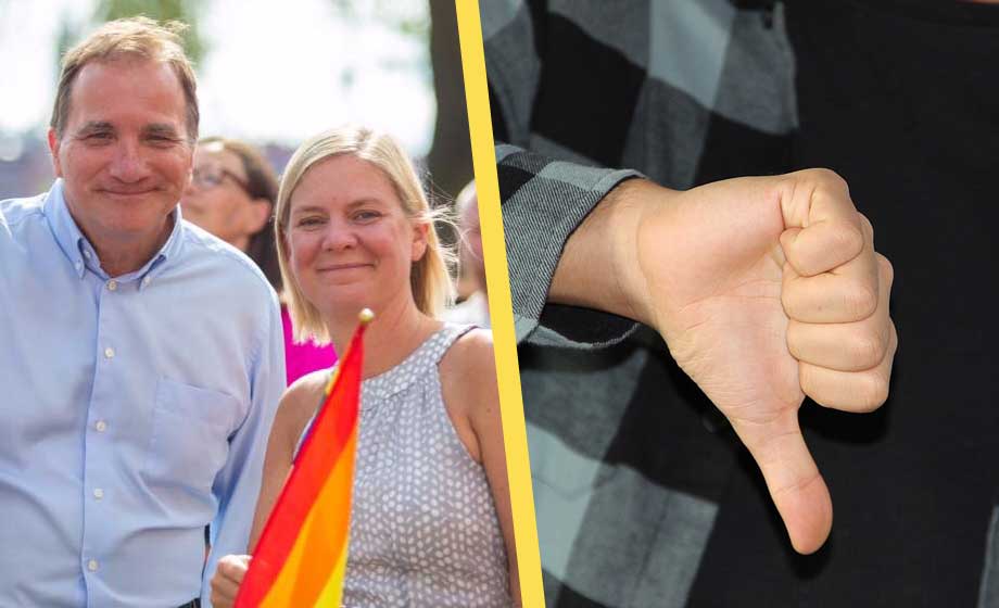 Förtroendet för Magdalena Andersson minskar