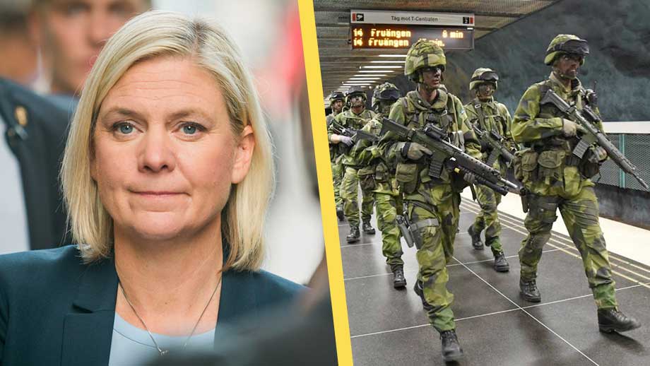 S ansluter sig till SD – vill sätta in militär mot kriminella gängen