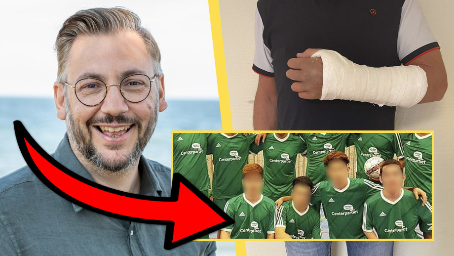 Centerpartiet ”självklar” sponsor av lag som bröt armen på domare