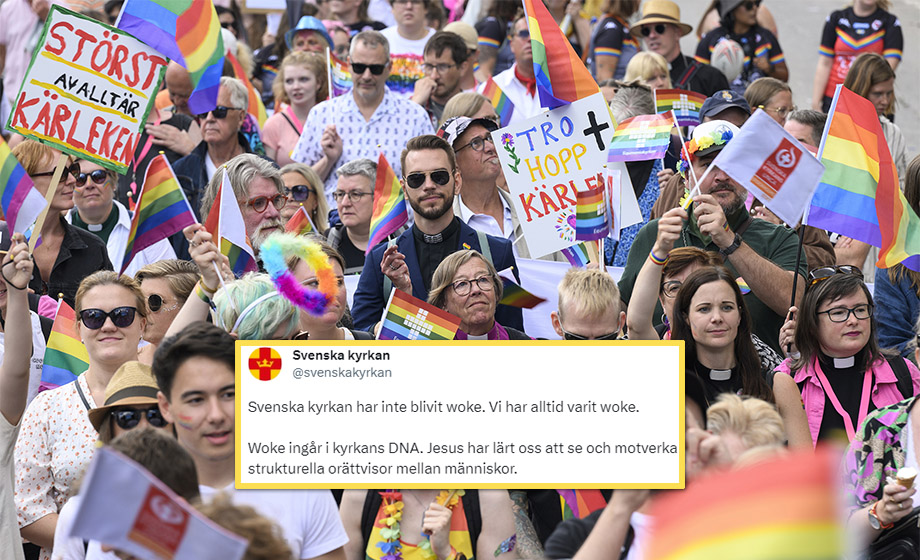 Svenska kyrkan: ”Woke ingår i kyrkans DNA”