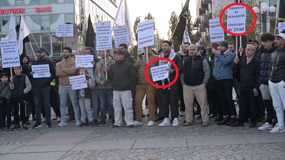 Muslimernas budskap i Stockholm: ”Lösningen är jihad”