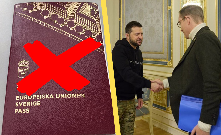 Billström fick inte resa in i Ukraina – hade glömt passet