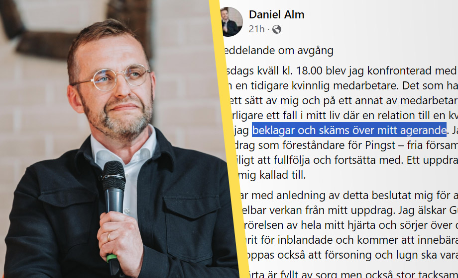 SD-fientlig kyrkoledare avgår efter sexskandal