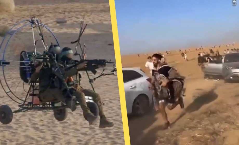 Flera hundra massakrerade av Hamas på musikfestival