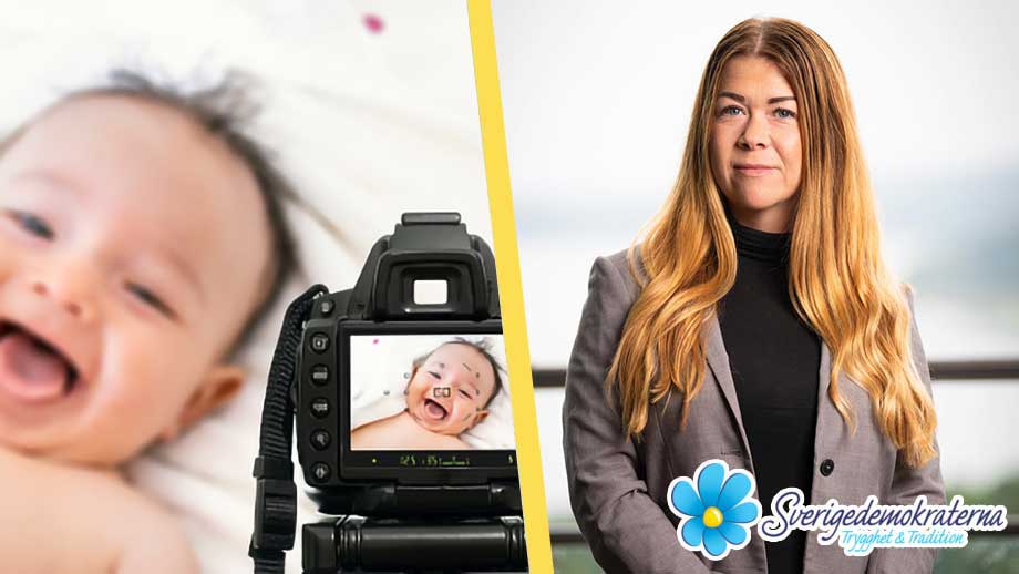 Barnfotograf vägrade ta bilder på ettåring – för att mamman är SD-politiker