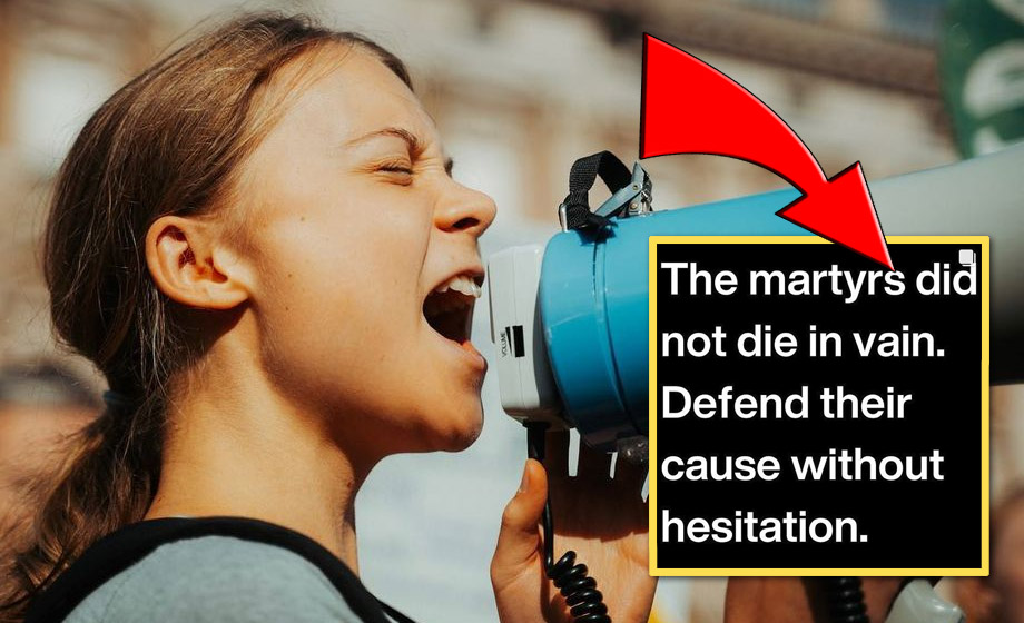 ”Martyrerna dog inte förgäves” – Greta-organisation hyllar Hamas terror