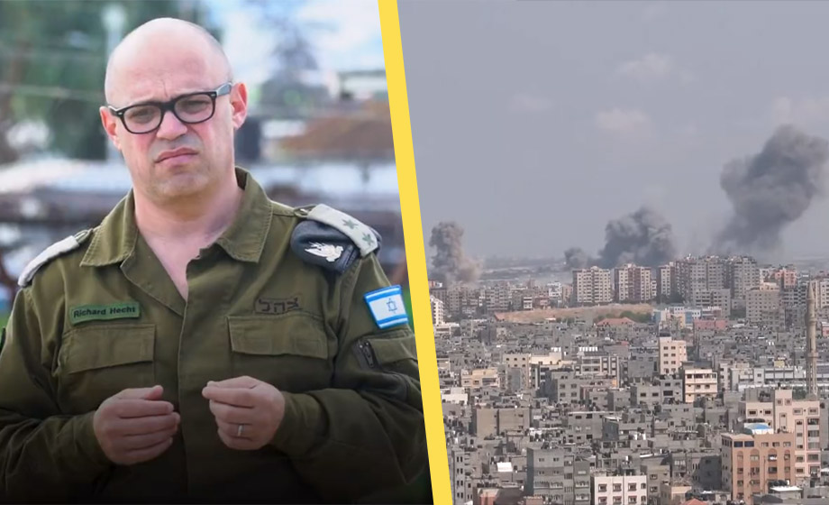 Israels militär till palestinierna: Fly till Egypten