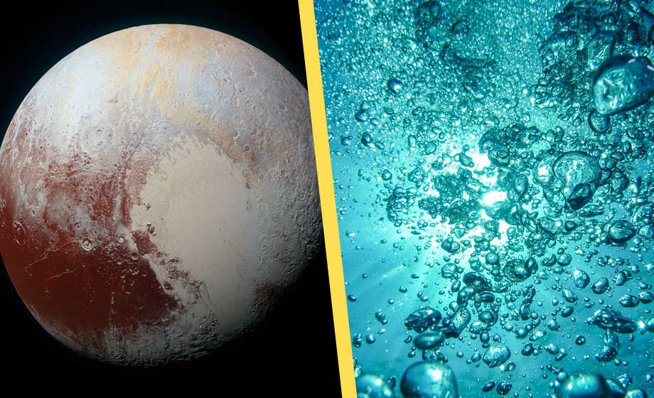 Pluto kan ha ett gömt underjordiskt hav