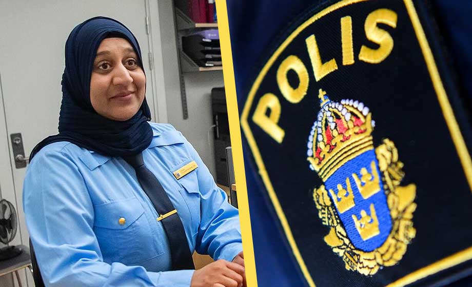 Slöjkvinna är polisens nya modell
