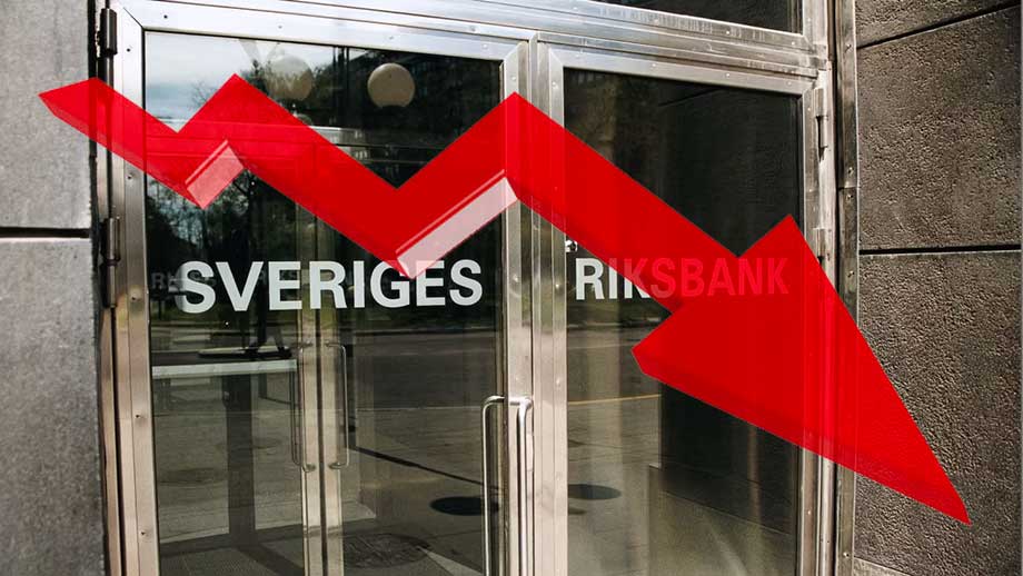 Riksbanken sänker räntan