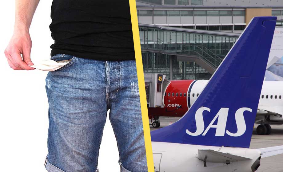 Småsparare går lottlösa när SAS avnoteras