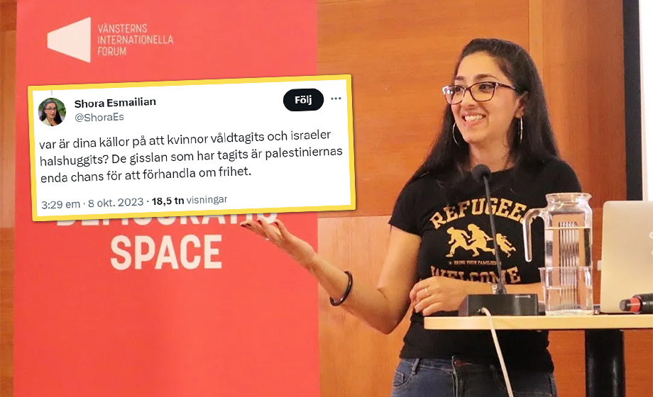 Sydsvenskan-profil försvarar att Hamas kidnappar civila: ”Palestiniernas enda chans”