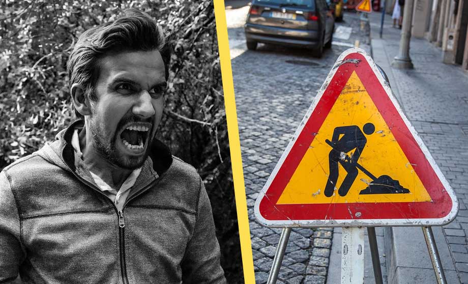 Vägarbetare utsatta för hot och våld – kan få skydd av väktare