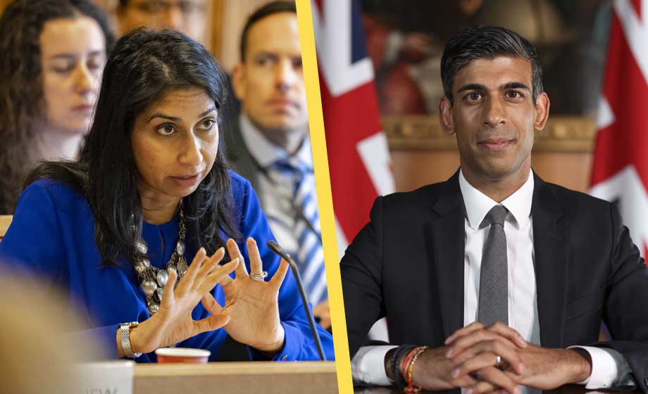 Avgående inrikesministern sågar Rishi Sunak för brutna löften om invandringen