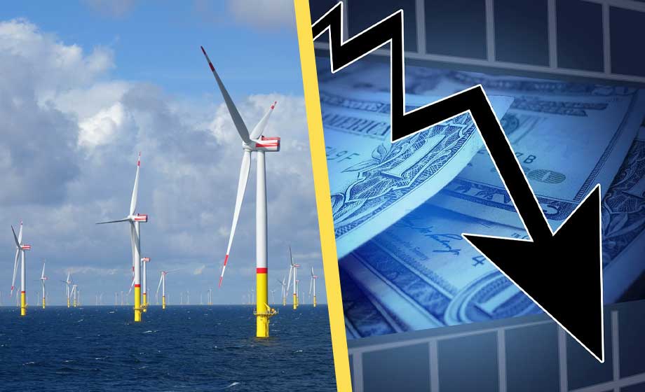 Kraftiga motgångar för havsbaserad vindkraft