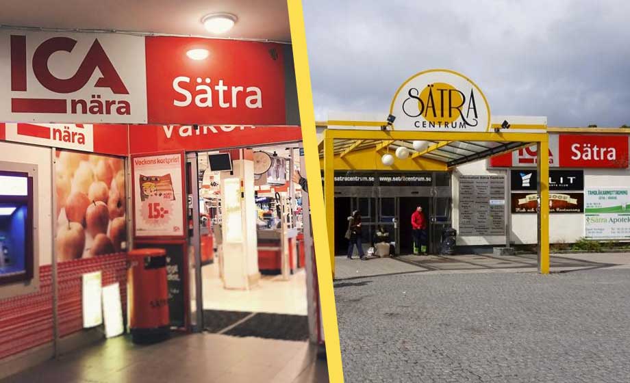 Butikskunder i invandrartätt område stjäl alla kundvagnar