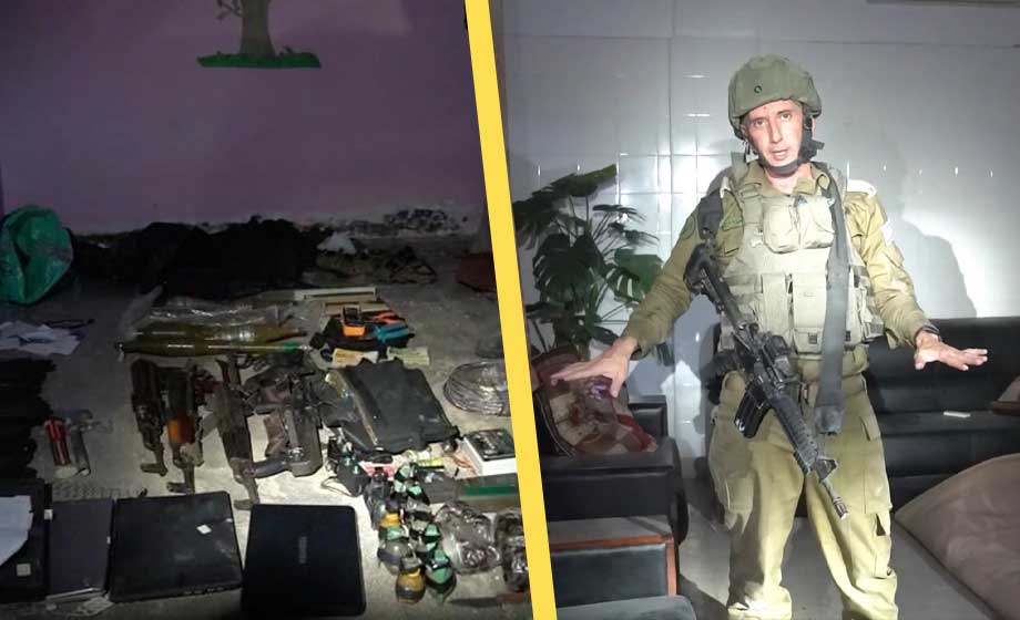 Hamas hade ledningscentral under barnsjukhus