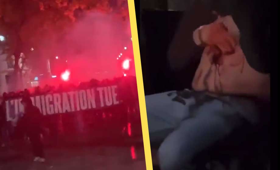 Spänt i Frankrike efter rasistdåd: ”Vi är här för att knivhugga vita”