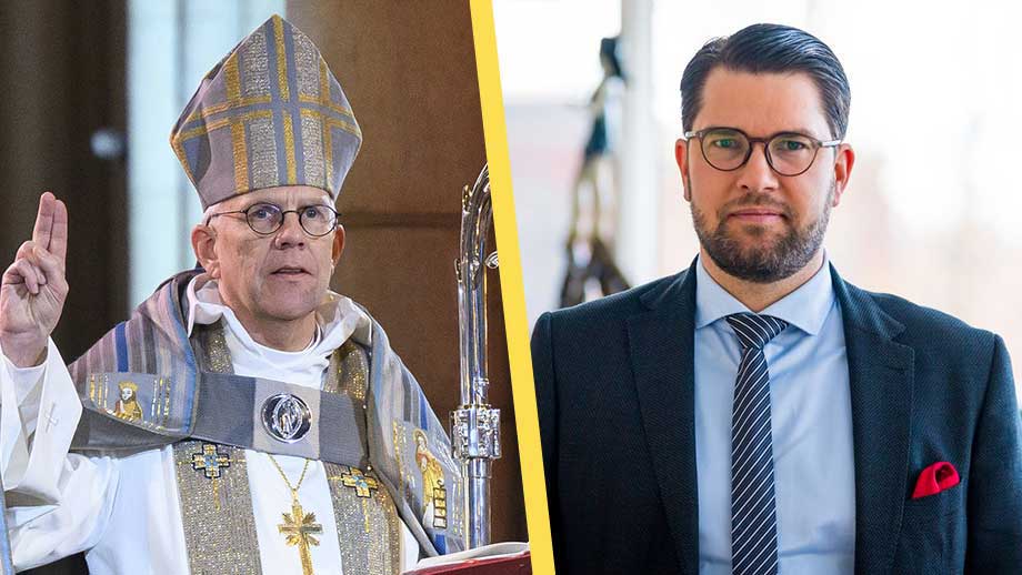 Ärkebiskopen i hätsk attack mot Åkesson