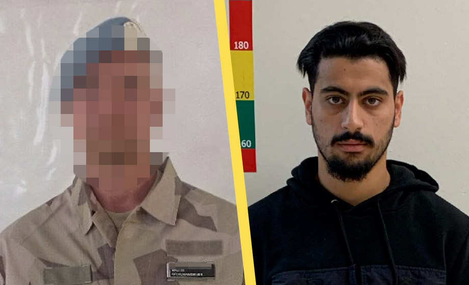 Arab döms för att ha misshandlat svensk officer på parkering