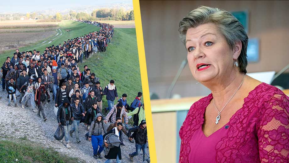 Ylva Johansson vill locka sju miljoner nya migranter till EU via ”talangpool”
