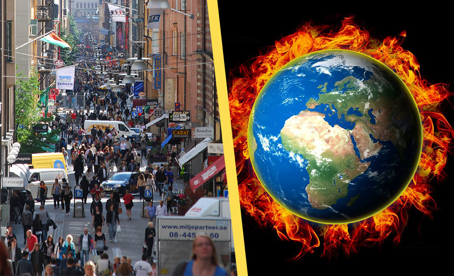 Så många svenskar är oroliga över klimatförändringar