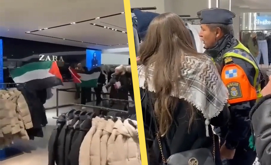 Se arabernas bojkottsturné i Sverige – protesterar i butiker