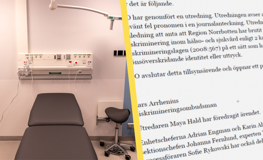 Läkare skrev ”fel pronomen” – transvestiter får skadestånd