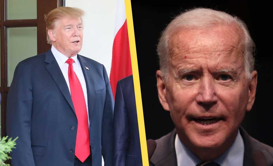 Trump leder över Biden i sju vågmästardelstater