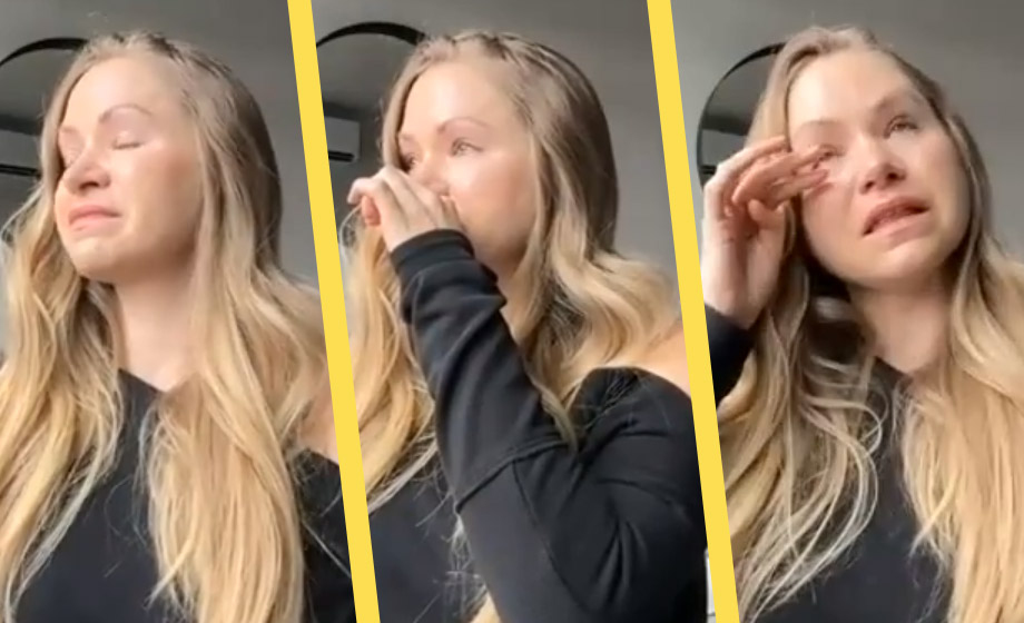 Journalist valde bort man och barn – bryter ihop i tv: ”Känner mig otroligt sviken av feminismen”