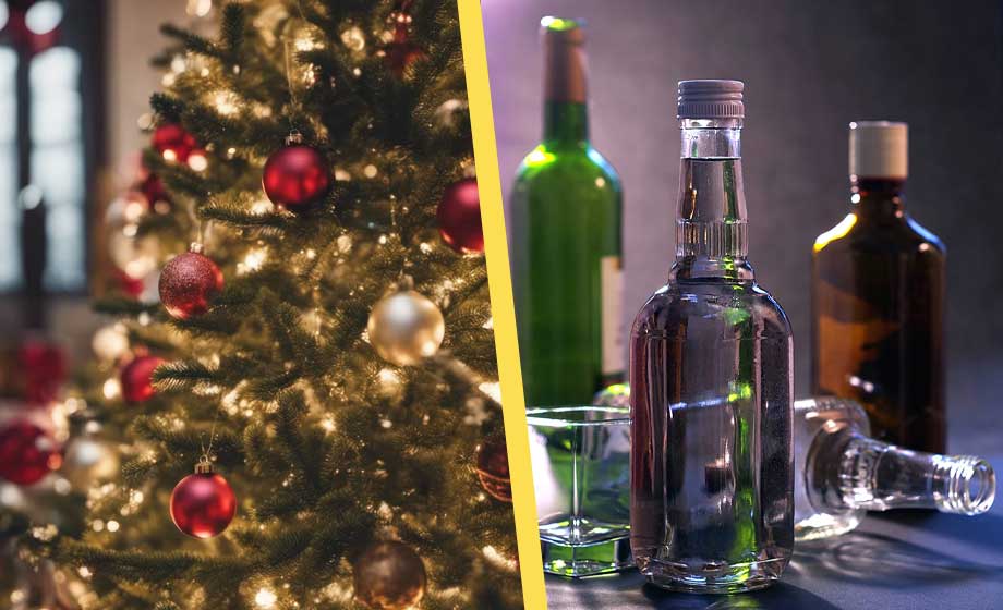 Alkohol under julfirandet känslig fråga i många hushåll