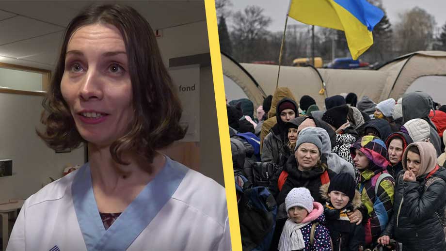 Olena från Ukraina pendlade 46 mil för att lära sig svenska