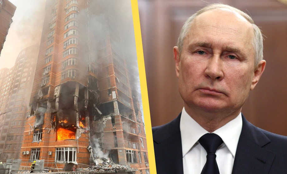 Putins hämnd? – massiv raketattack mot Ukraina