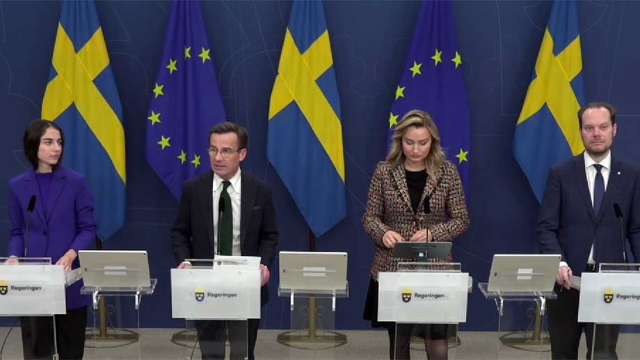 Regeringen och SD presenterade klimathandlingsplan