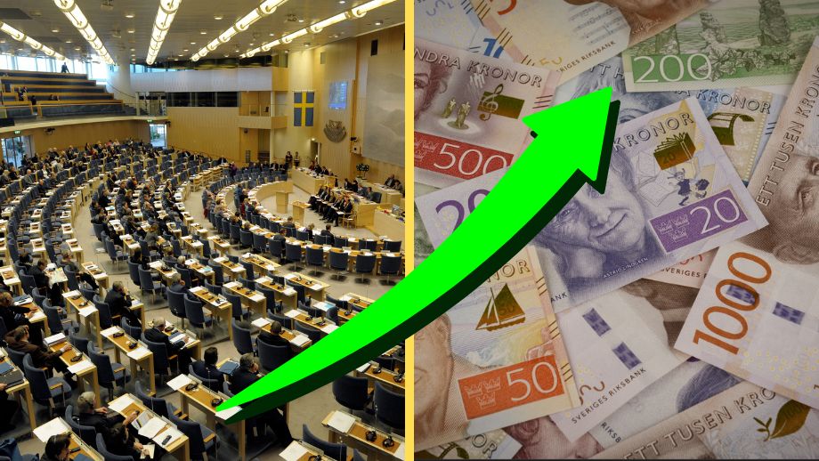 Så mycket höjs riksdagsledamöternas arvoden