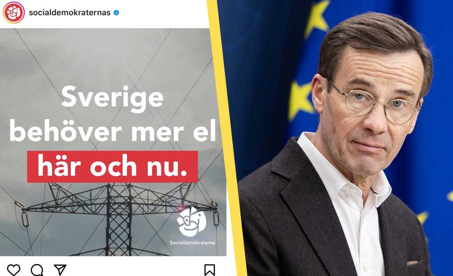 S förstörde elsystemet – kräver nu mer el av nya regeringen: ”Ett skämt?”