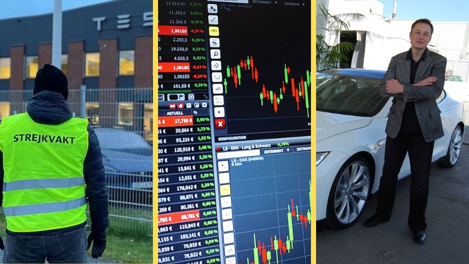 IF Metall strejkar på Tesla – men medlemmarnas pensioner placeras i Tesla-aktier