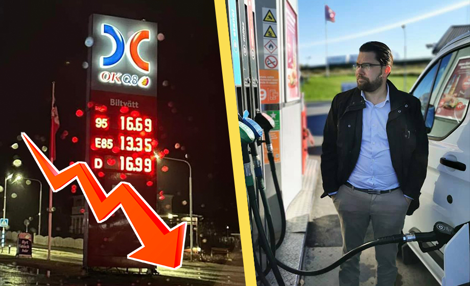 Här är Tidöregeringens nya bränslepriser