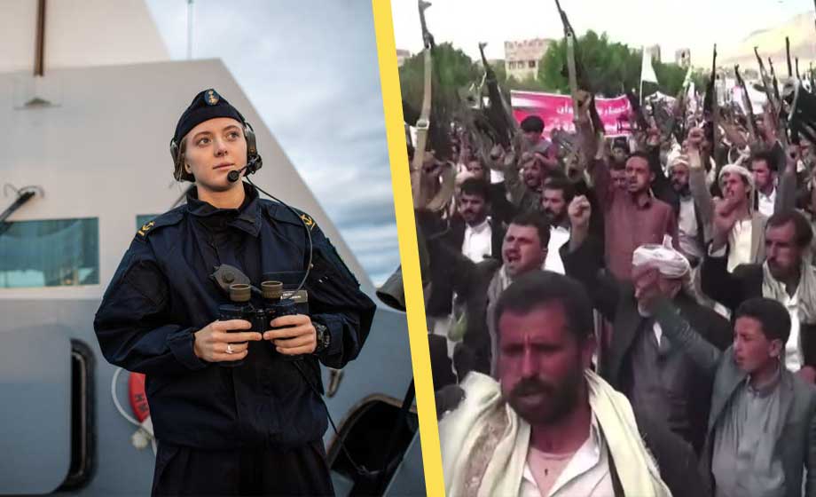 Sverige kan delta i kriget mot huthirebellerna