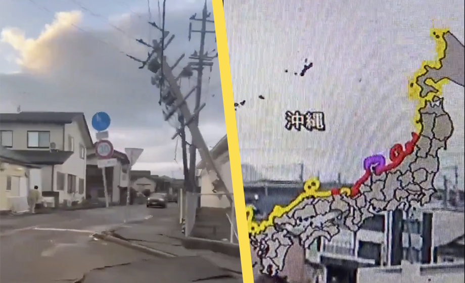 Kraftig jordbävning i Japan – tsunamivarning utfärdad