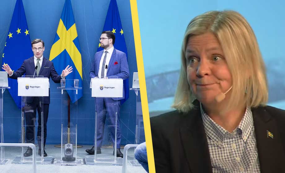 Oppositionens ledning i opinionen halverad