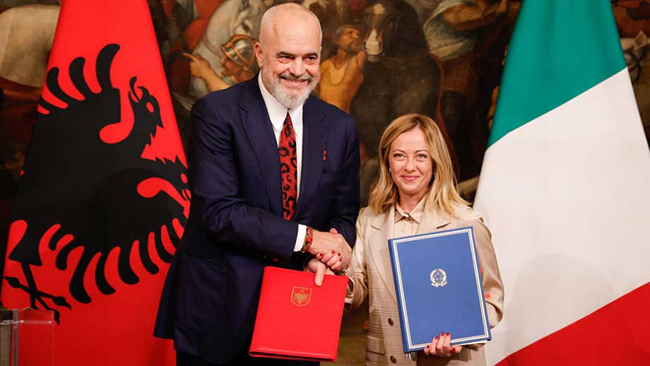 Avtal klart: Albanien tar hand om Italiens illegala invandrare
