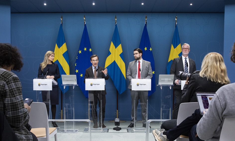 Regeringspartierna större än SD igen