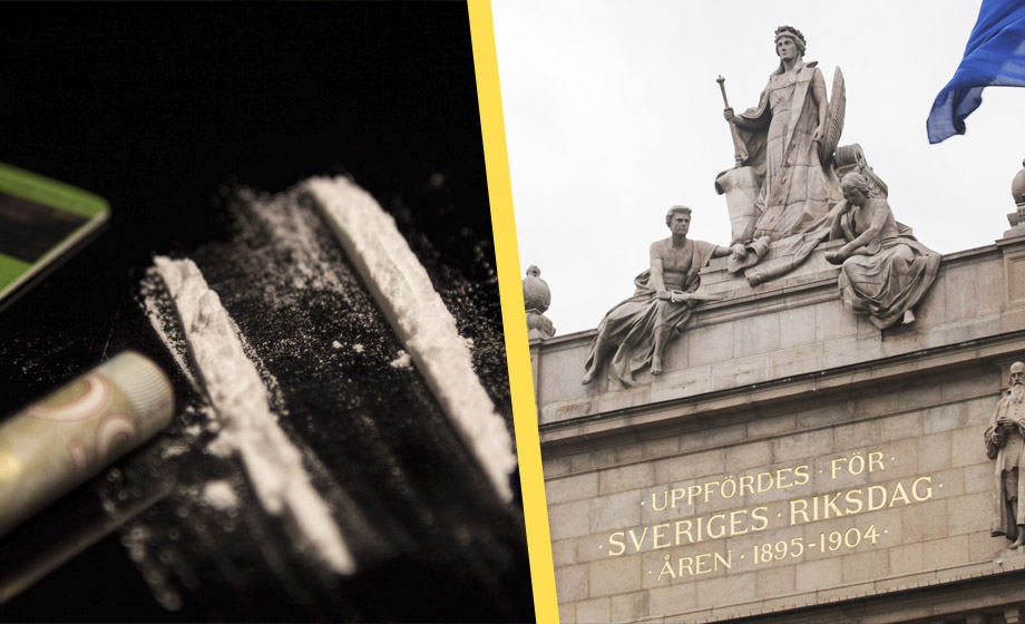 Spår av kokain på flera riksdagskanslier