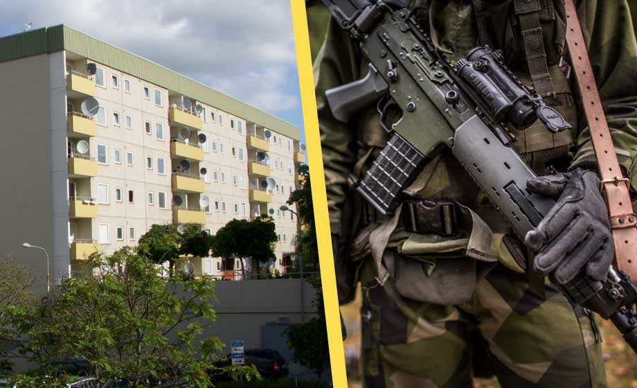 Viljan att försvara Sverige låg bland migranter