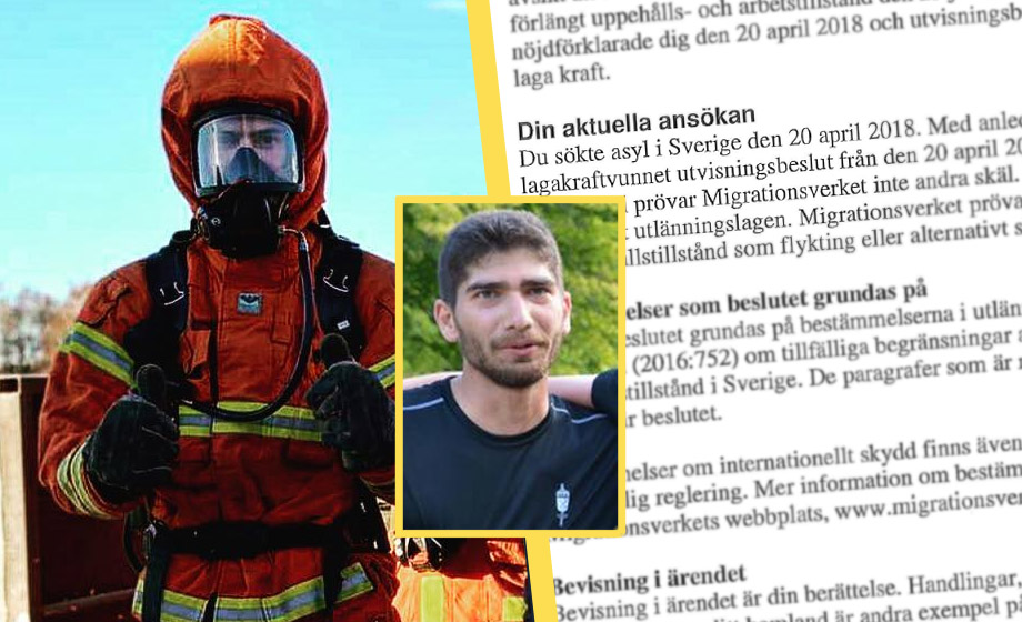 Sju år efter uppehållstillståndet gick ut – nu vill S-kampanj stoppa Amirs utvisning till Iran
