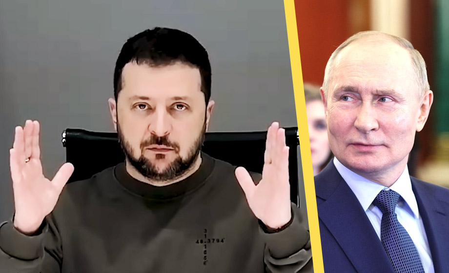 Zelenskyj kräver regimskifte i Ryssland