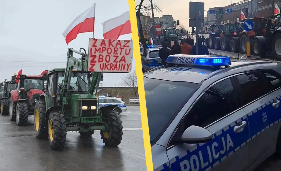 Ukraina rasar mot polska bönder: ”Pro-ryska provokatörer”