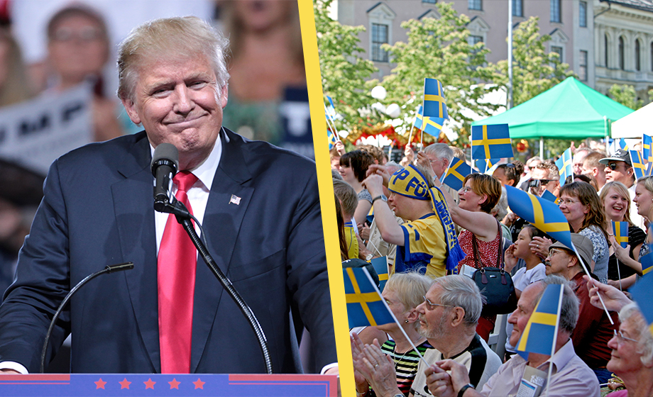 Svenskarna mest negativa i Europa till att Trump blir president igen
